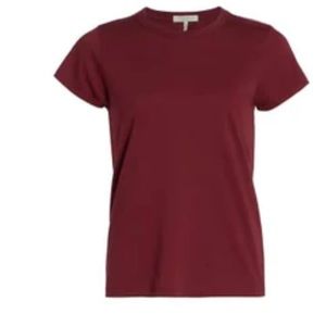 Rag & Bone Garment Dye Tee in Dark Cranberry. Used. Good condition. Size Small